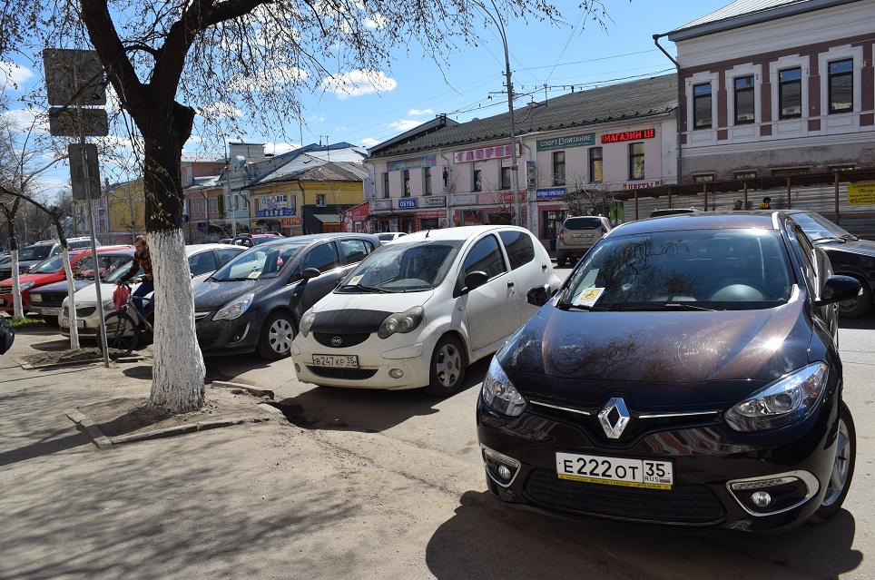 В Вологде плата на парковках снизилась до 20 рублей и будет вводиться постепенно