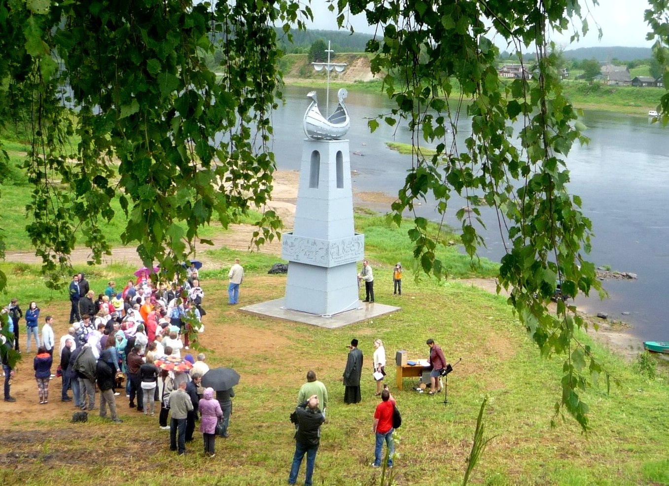 Памятный знак Ерофею Хабарову открыли в Вологодской области