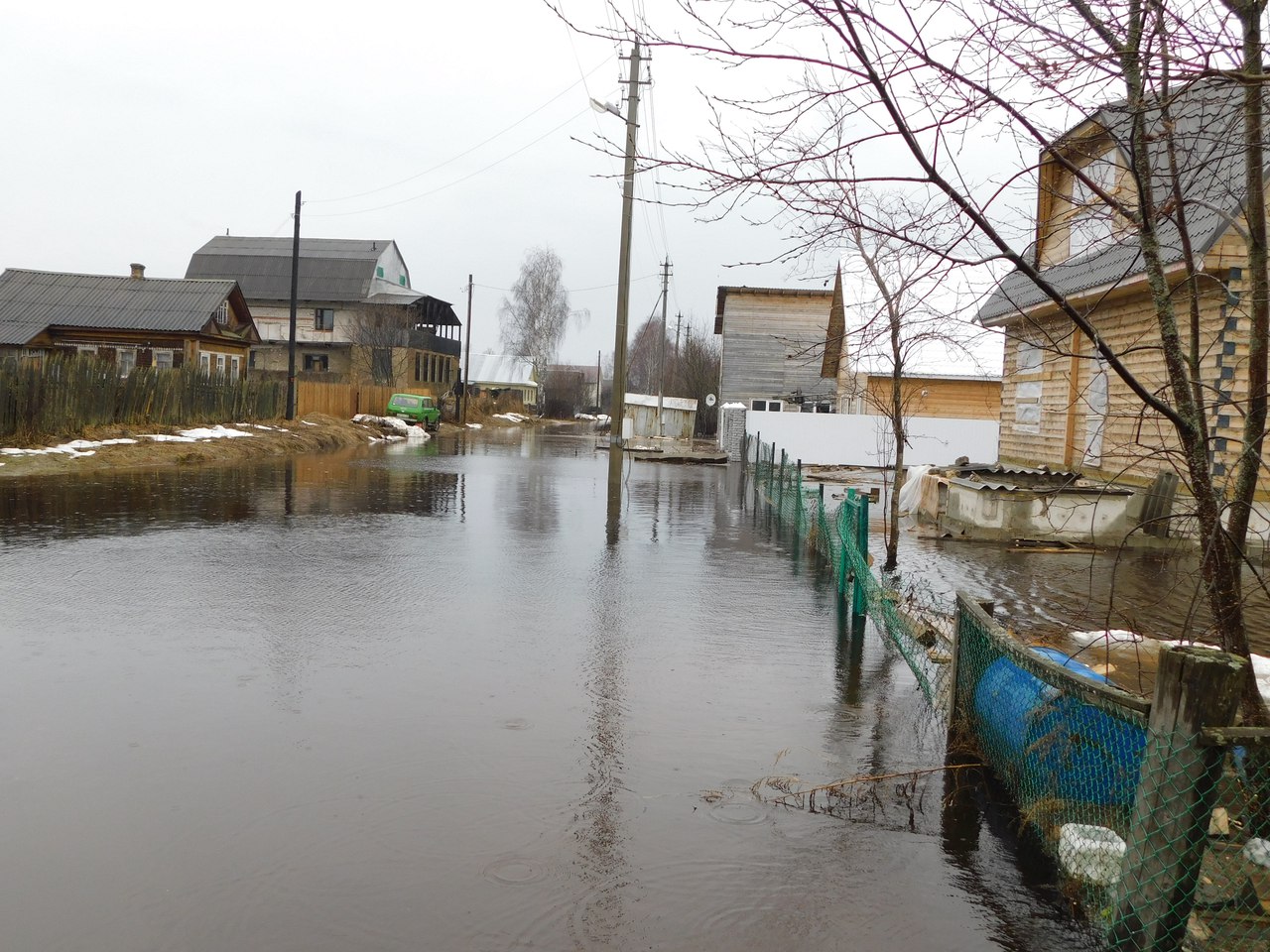 Река в Бабаево Вологодской области