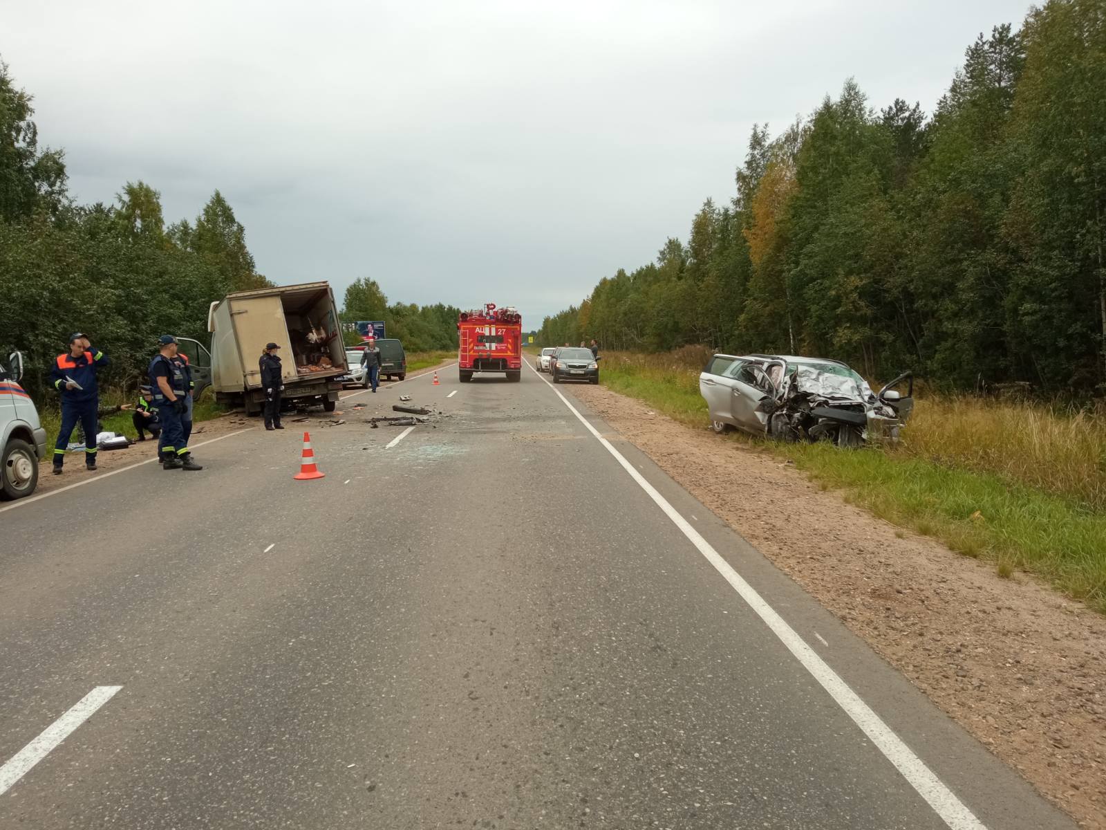 Шесть человек пострадали в ДТП на трассе в Великоустюгском районе |  24.08.2020 | Вологда - БезФормата