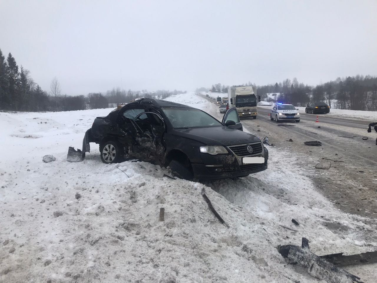 Четырехлетняя девочка и женщина погибли в ДТП под Вологдой | 26.02.2023 |  Вологда - БезФормата