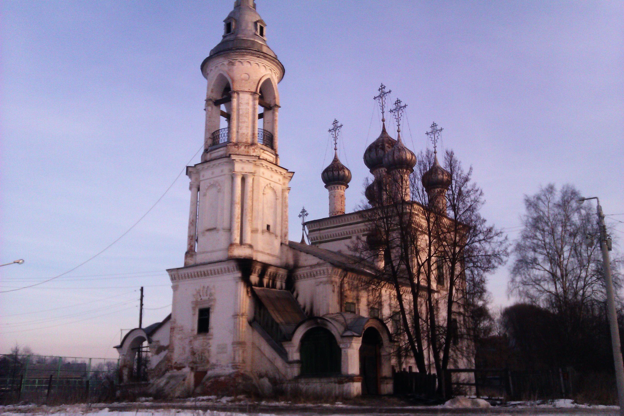 Церковь за волгой рыбинск