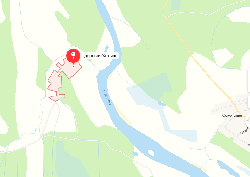 Погибший мужчина найден в ручье у деревни Хотыль Устюженского района