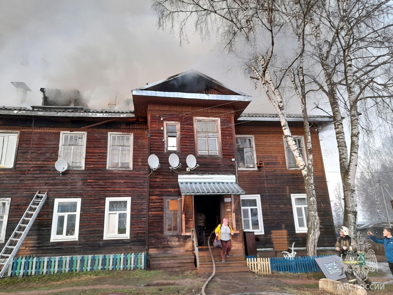 В Красавино пенсионерка пострадала при пожаре в собственной квартире