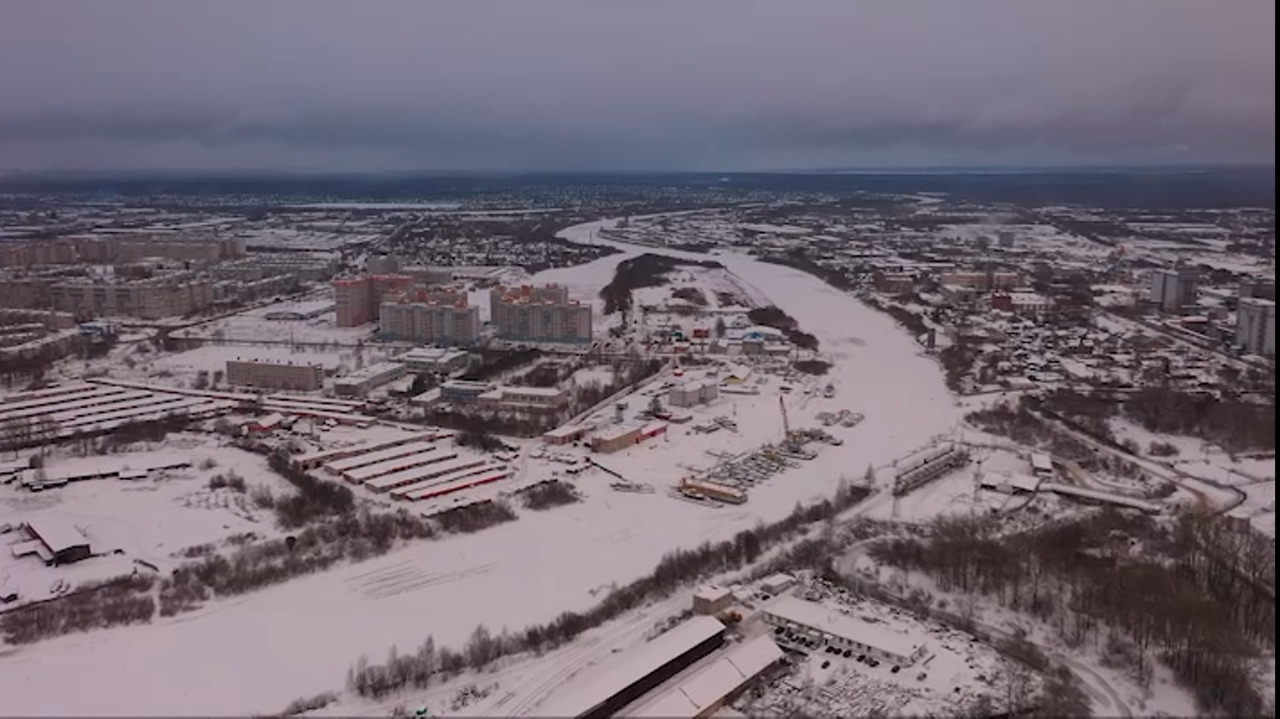 Строительство моста в водниках