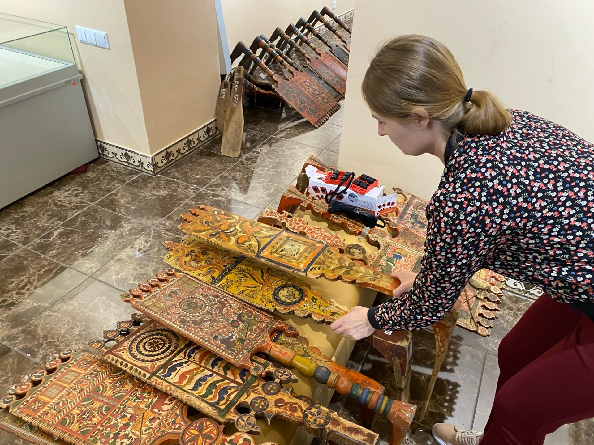 Выставочный проект «Прялки Северной Двины» готовится к открытию в Кирилло-Белозерском музее-заповеднике