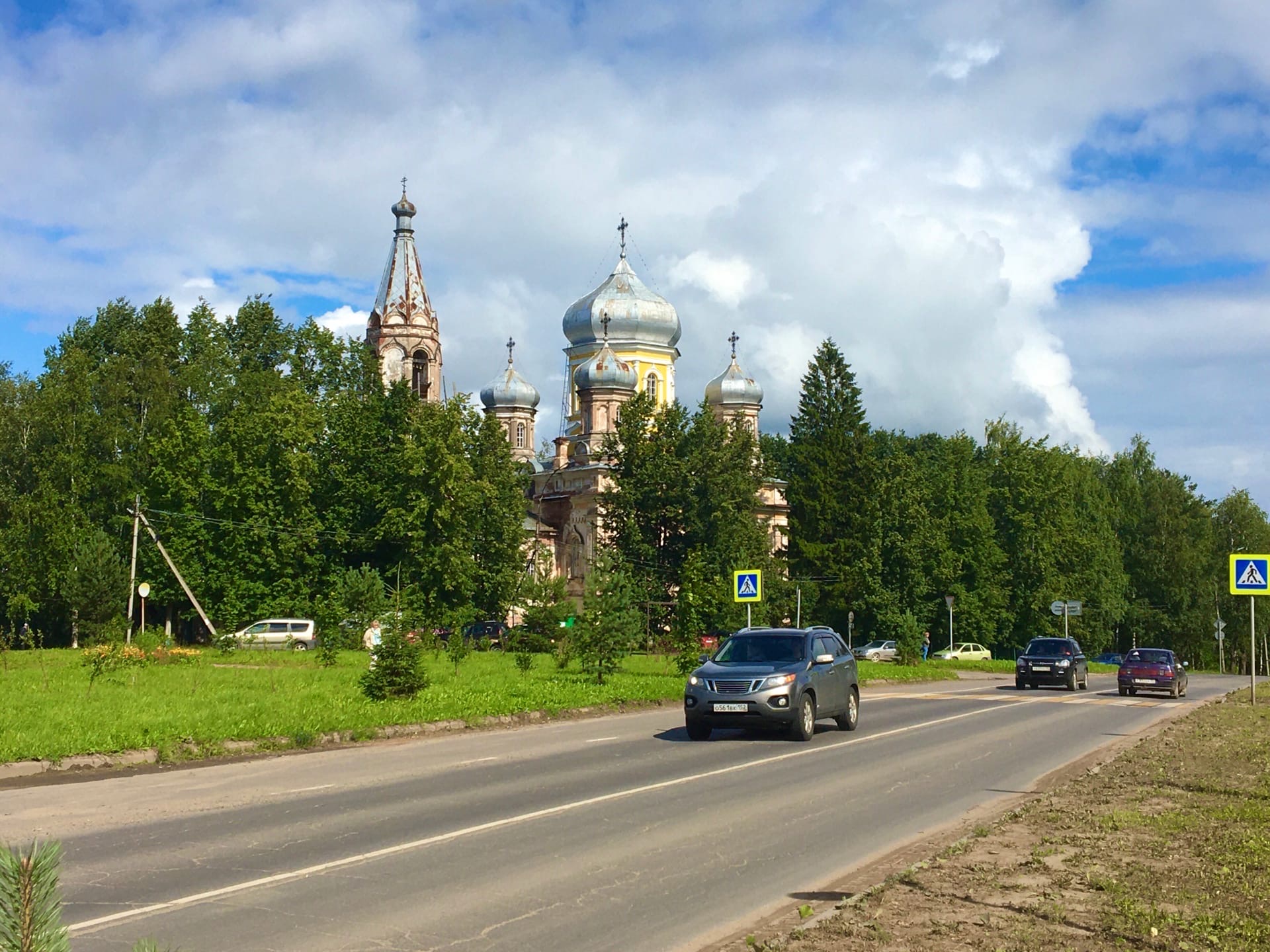 Сретенская Церковь Вытегра. Город Вытегра Вологодская область. Вытегра достопримечательности.