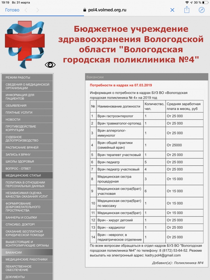 Вологда поликлиника 1 телефоны. Отдел кадров поликлиника 1. Поликлиника 1 Вологда платные услуги.