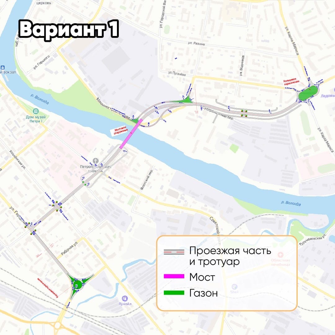 Мост не для жизни: жители Вологды выступают против строительства Флотского  моста | 23.11.2021 | Вологда - БезФормата