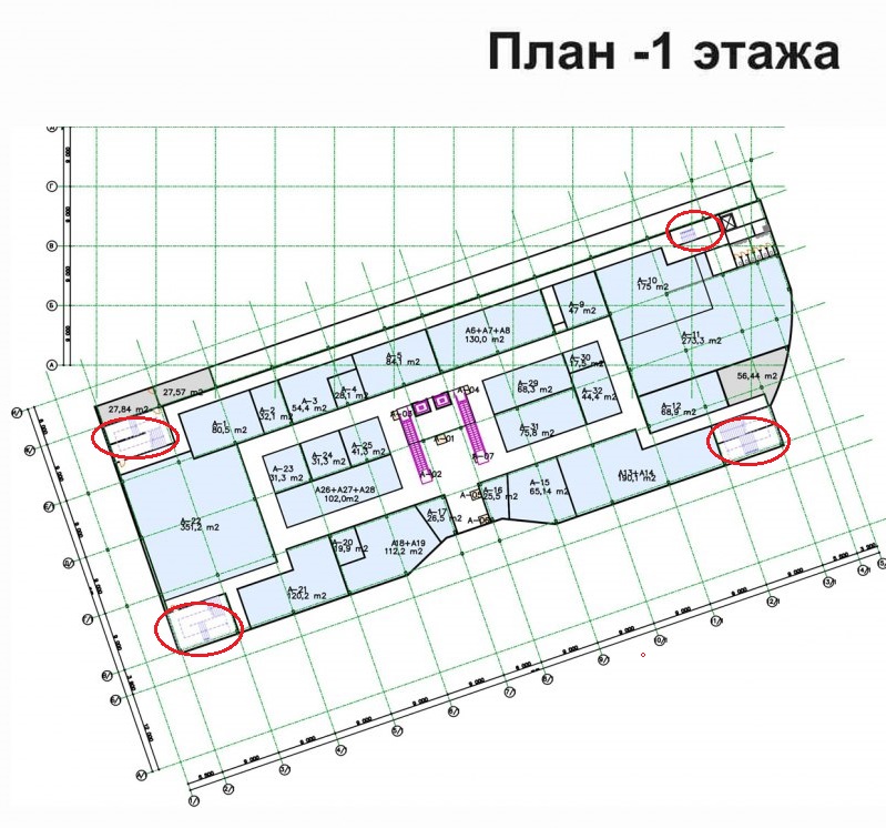 Зимняя вишня схема здания