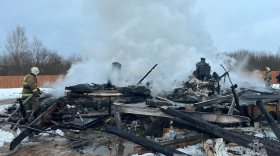 В Череповецком районе сгорела недостроенная дача