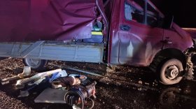 В Вологодском районе автомобиль «Газель» столкнулся с грузовиком