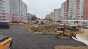 На пересечении улиц поэта Романова и Молодежной Вологды строится кольцевая развязка