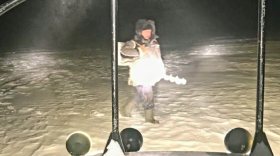 На Рыбинском водохранилище под Череповцом спасли потерявшегося рыбака