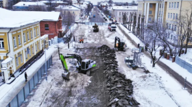 В Череповце исчезла старинная булыжная мостовая 