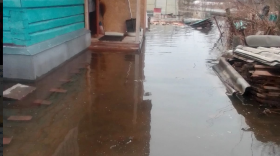 В Тотьме затопило несколько домов