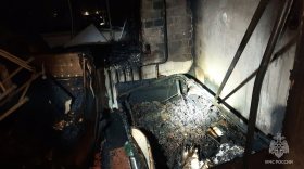 50-летний мужчина сгорел в квартире дома на улице Пугачева Вологды
