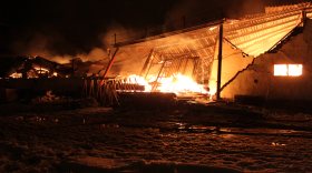 Склад в Вологде загорелся из-за станка