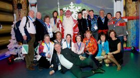 Олимпийские чемпионы разных лет собрались в резиденции Деда Мороза