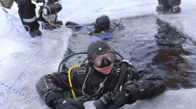 Череповецкий дайвер установил два мировых рекорда на полюсе холода