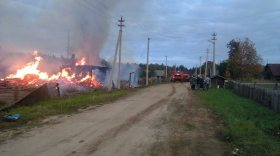 В Вологодской области сгорел дом: мужчина проверял исправность газового баллона при помощи спичек