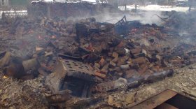 В Кич-Городецком районе сгорел дом и погибли два человека