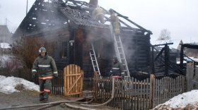 В Никольском районе подожгли дом: семья с ребенком осталась без жилья