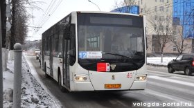 В новогоднюю ночь проезд в автобусах Вологды будет стоить 40 рублей