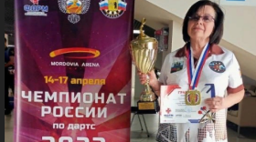 Виктория Королева завоевала бронзовую медаль Чемпионата России по дартсу