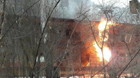 В Вологде сожгли еще один расселенный дом, не снесенный вовремя