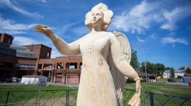Конкурс деревянных скульптур в Череповце выиграла команда из Беларуси