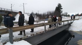 В Бабаевском районе восстановили рухнувший под грузовиком мост