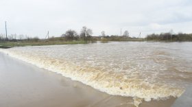 Уровень воды в реке Вологде приблизился к критическим отметкам