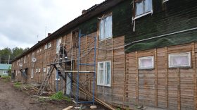 В Никольске ремонтируют дом №43 по улице Садовой, пострадавший во время крупного пожара