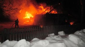 В Шекснинском районе пожар унес жизни двоих мужчин