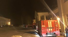 В Череповце ночью загорелась палата в областной больнице №2