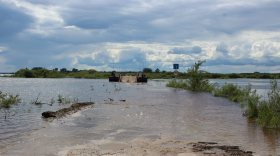 В Усть-Кубинском районе половодьем затопило приусадебные участки в поселке Лесозавод