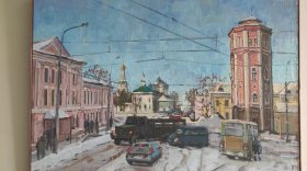 Выставка работ вологодского художника Аркадия Полякова открылась в областной библиотеке