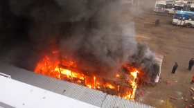 В Вологде сгорели два троллейбуса