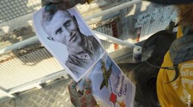 Портрет летчика-героя Алексея Годовикова начали рисовать на жилом доме в Череповце