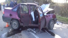 В Грязовецком районе столкнулись две иномарки: пострадали пять человек