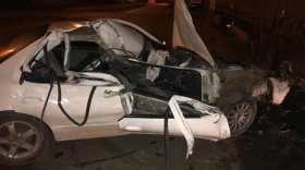 В Вологде пьяный водитель «Тойоты» съехал на обочину и врезался в прицеп