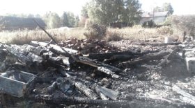 В Великоустюгском районе мать с двумя детьми остались без крыши над головой из-за пожара