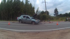 В Сокольском районе опрокинулся "Мицубиси": водитель погиб