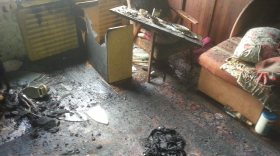 В Череповце пьяные хозяева квартиры устроили пожар и отравились дымом