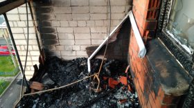 В Вологде квартиросъемщики спалили балкон арендуемой квартиры