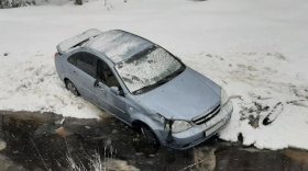 В Тотемском районе водитель «Шевроле» опрокинулся в кювет и погиб