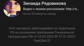 Генпрокуратура заблокировала страницу жительницы Великого Устюга, которая исследует местные диалекты