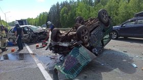 Один человек погиб и несколько получили травмы в ДТП с участием четырех автомобилей в Череповецком районе 11 июня