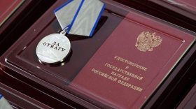 За участие в спецоперации жителю Сямженского района вручена медаль «За отвагу»